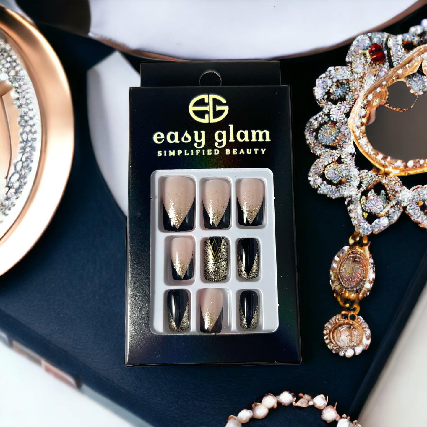 Easy Glam Empire Quick Nails
