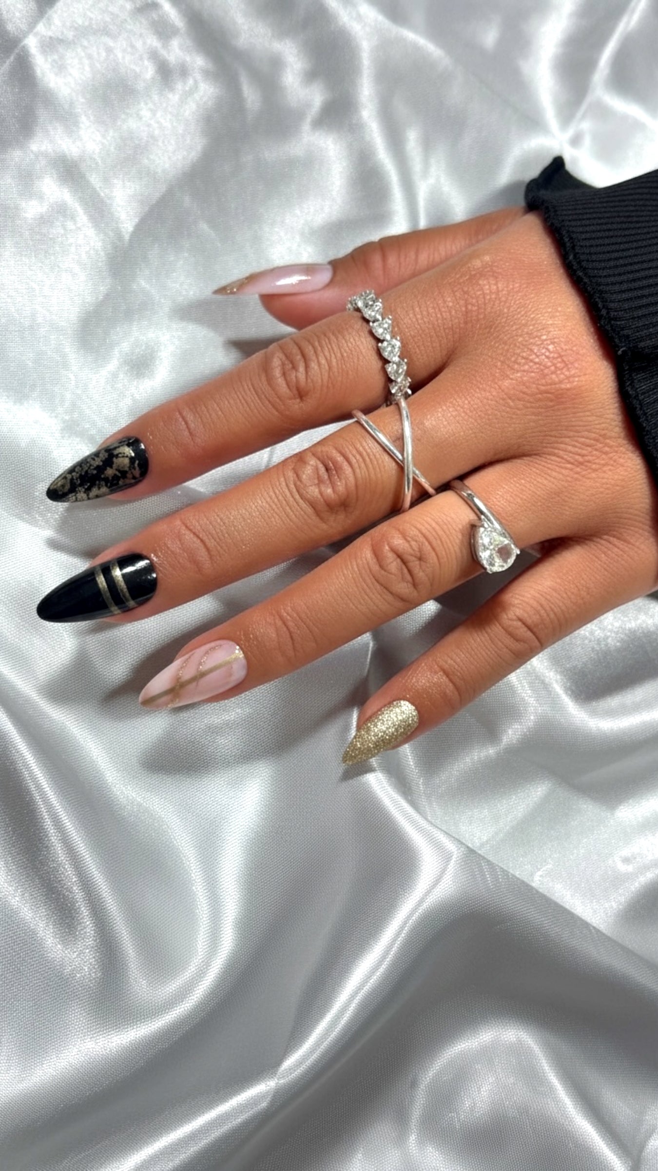 Easy Glam Night Cap Quick Nails